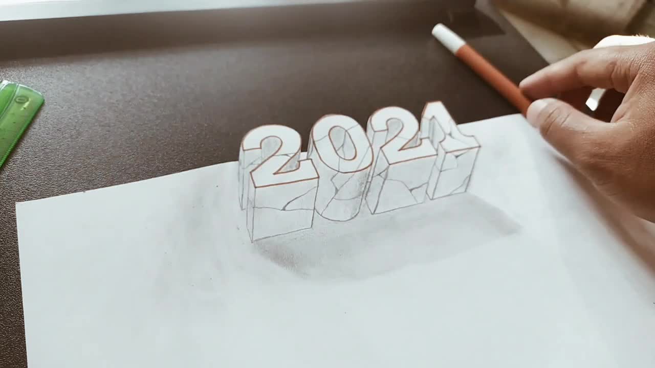 3D simple drawing art 2021