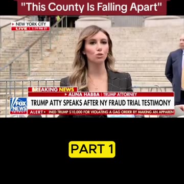 Donald Trump's Attorney Alina Habba - Fighting Back against "UNHINGED" Judge - Part 1 #shorts