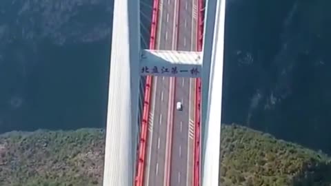 The Beipanjiang Bridge is the world's highest bridge