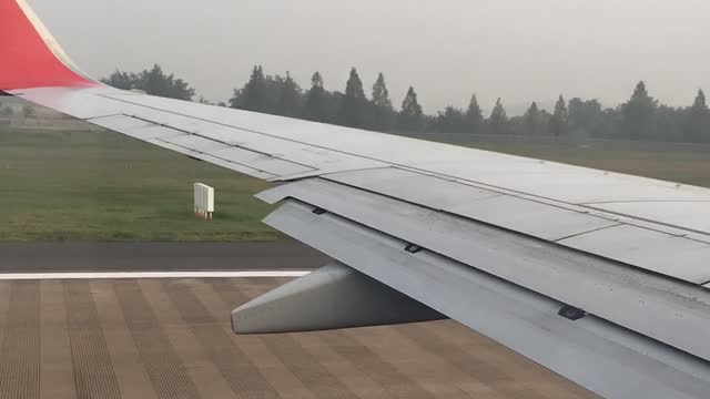 Korean airplane takeoff video