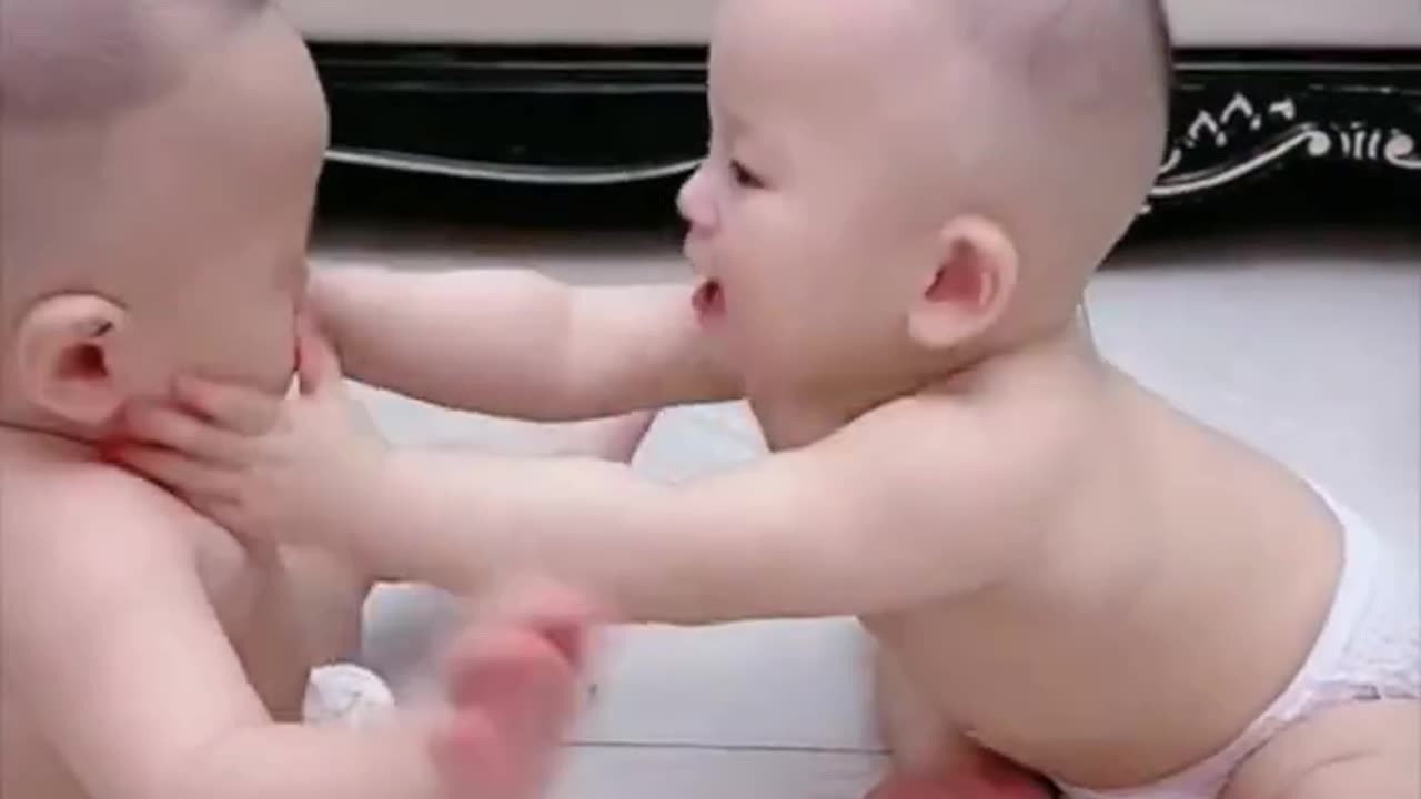 The naughty kid is doing it again # funny # cute baby