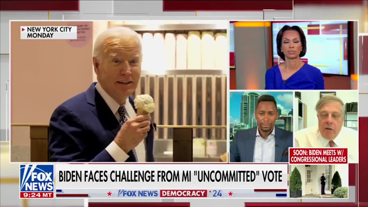 Harris Faulkner Mocks Biden For Stuffing Ice Cream In His Mouth While Addressing 'Important Issues'