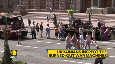 Ukraine marks Independence day: Kyiv displays destroyed Russian tanks and war machines