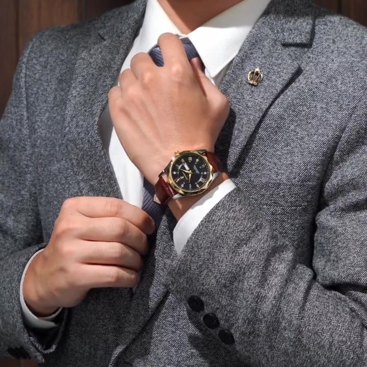 POEDAGAR Luxury Business Man Wristwatch