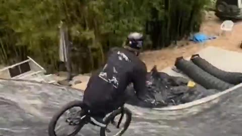 A stunning bike jump by Ryan Williams