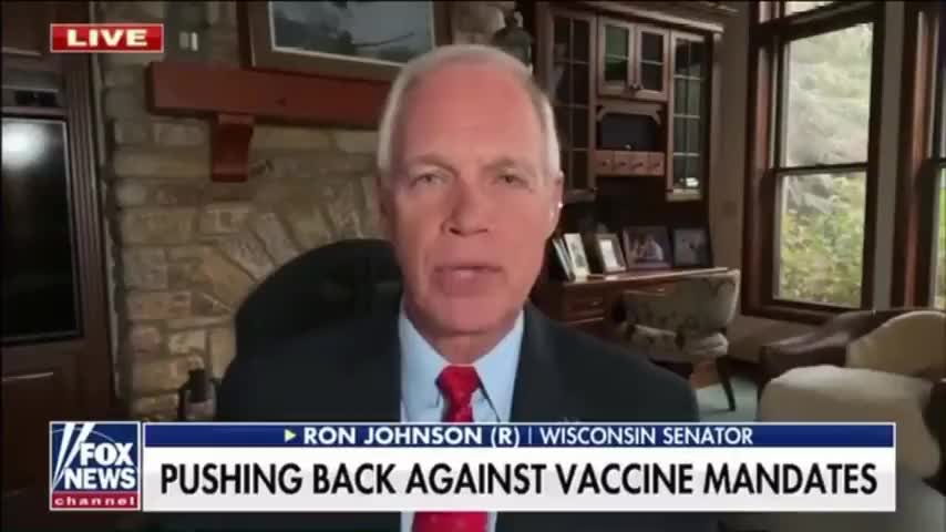 Senator Ron Johnson: It's a LIE! Jabs Are NOT FDA Approved!