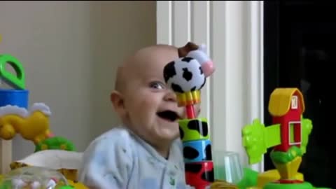 Another Cute baby laughing.