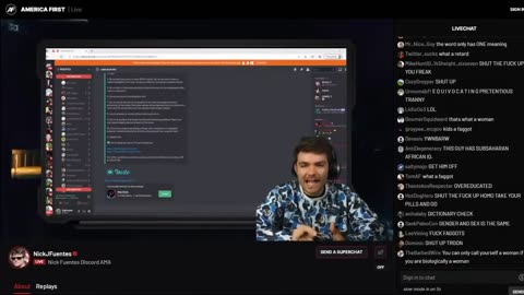 NICK FUENTES POLITICS DISCORD AMA