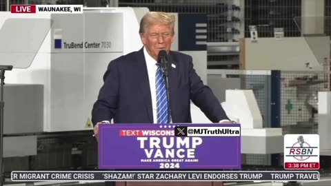 Trump wonders where the crazy Screaming woman went lol