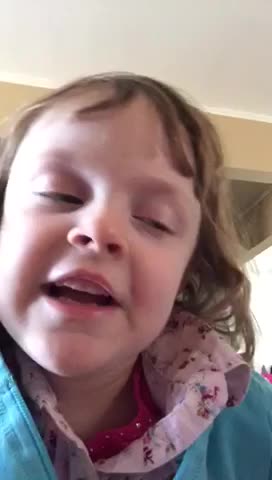 Little Girl Gives Funny Hopeful Message To Her Pregnant Aunt