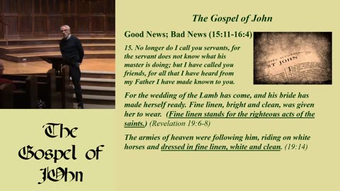 40. Good News and Bad News (John 15:11 - 16:4, 2/25/2024)