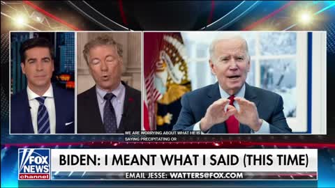 White House doing DAMAGE CONTROL as BIDEN talks off the top of his head.