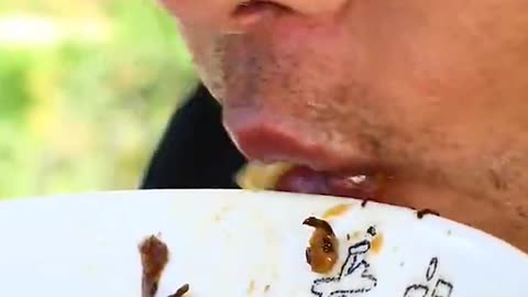 ASMR EATING AMAZING FRIED PORK WITH EGGS (1)