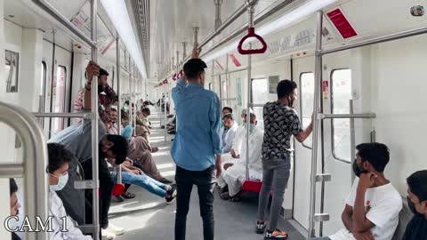 Laughing Awkwardly & Making People Laugh in Metro Train | Prank in Pakistan