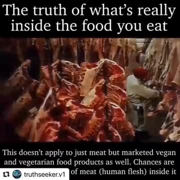 （考慮了一年…才將影片放上）“巨大的邪惡_人類不想知道的真相_我們所吃的食物的真實內幕”_兒童與成人販賣、獻祭產業鏈；腎上腺素紅、“屍體”_速食連鎖龍頭的產品；正夯的_植物肉…