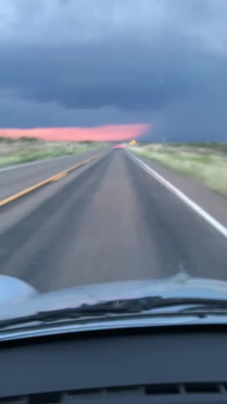 North of Amarillo Texas rainstorm brewing