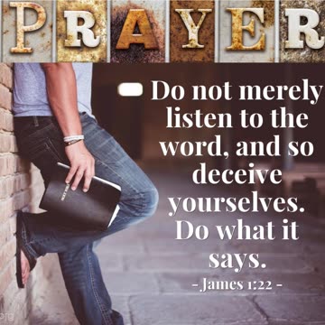 Morning Prayer to be Doers of the Word #youtubeshorts #jesus #grace #mercy #faith #blessed #fyp #joy