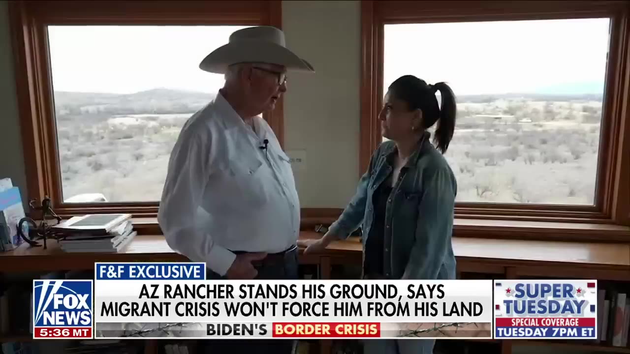 Rancher sends a message to Biden about border crisis