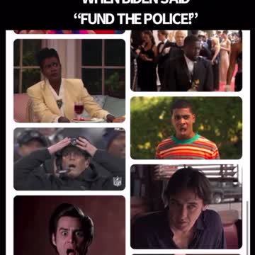 Biden said fund the police, blm reacts