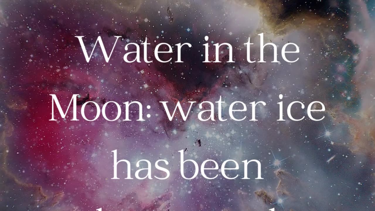 Water in the Moon #fact #shortsvideos #shorts