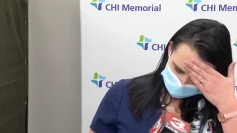 Nurse Passes Out Moments After Taking Vaccine - Live On Air!