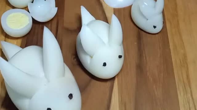 This egg is so cute, a party meal for kids - simple food cook