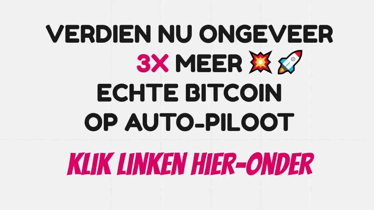 MINERX MINER X - VERDIEN NU 3X MEER ECHTE BITCOIN OP AUTOPILOOT - TOP TEAM ROB BUSER