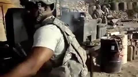 BBQing While Getting Shot At By Taliban