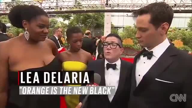 Celebrities walk Emmy red carpet