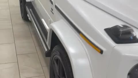 G wagon g63 CATCHES FIRE