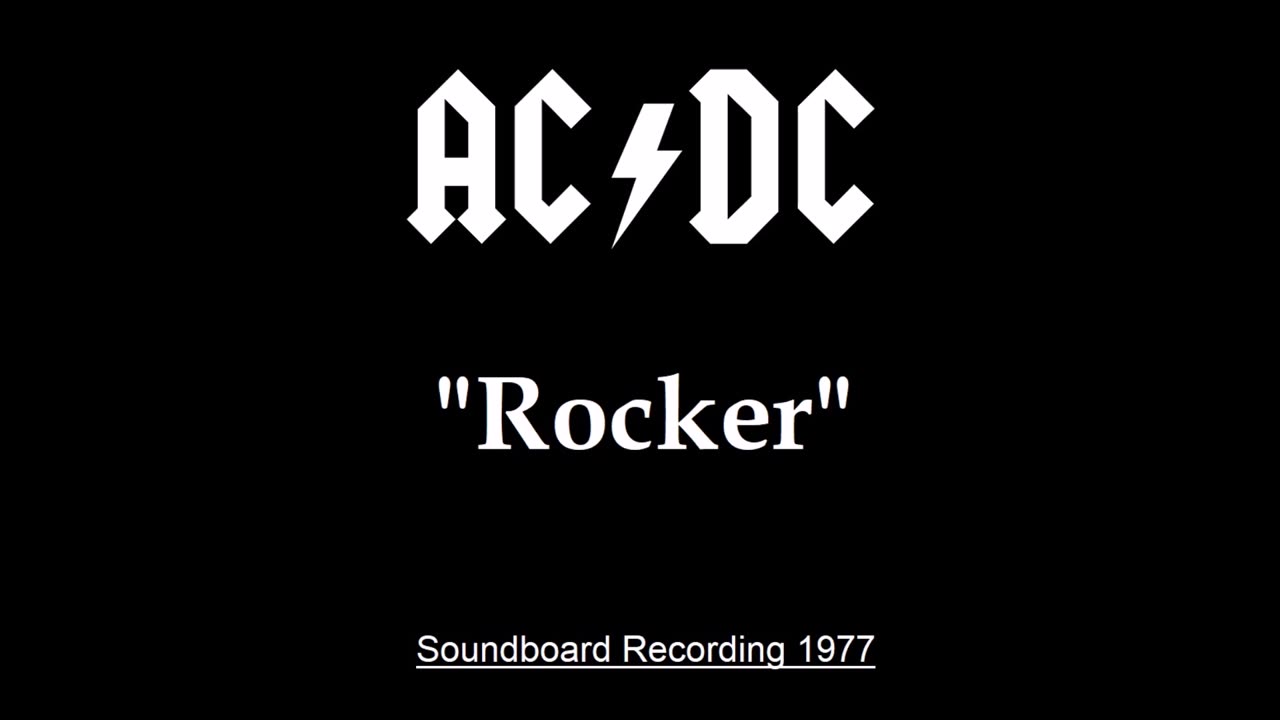 AC-DC - Rocker (Live in Sydney, Australia 1977) Soundboard