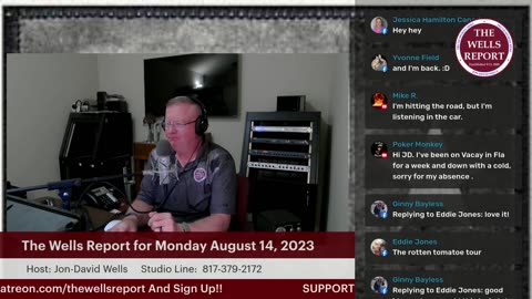 The Wells Report for Monday, August 14, 2023