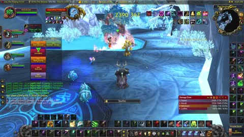 WoW Lich King Classic Druid running into the Nexus dungeon