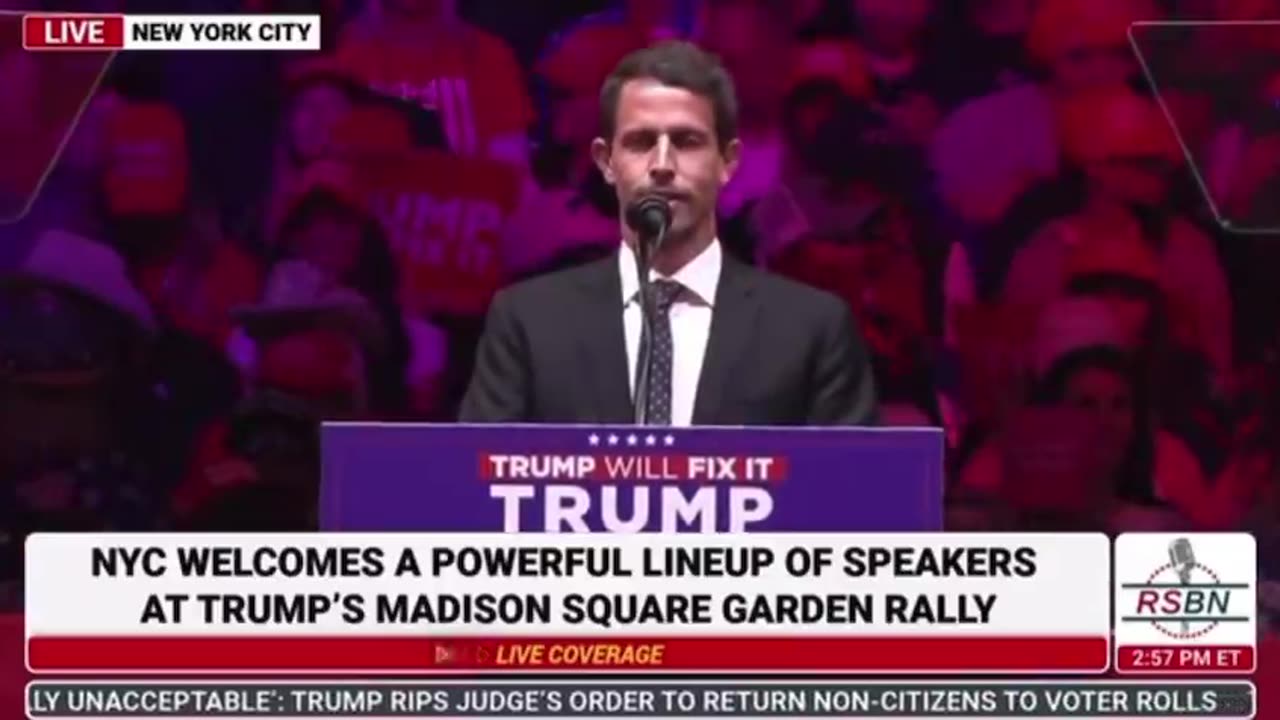 Tony Hinchcliffe calls out Hillary Clinton for saying 'most anti-war president' was holding 'Nazi' rally