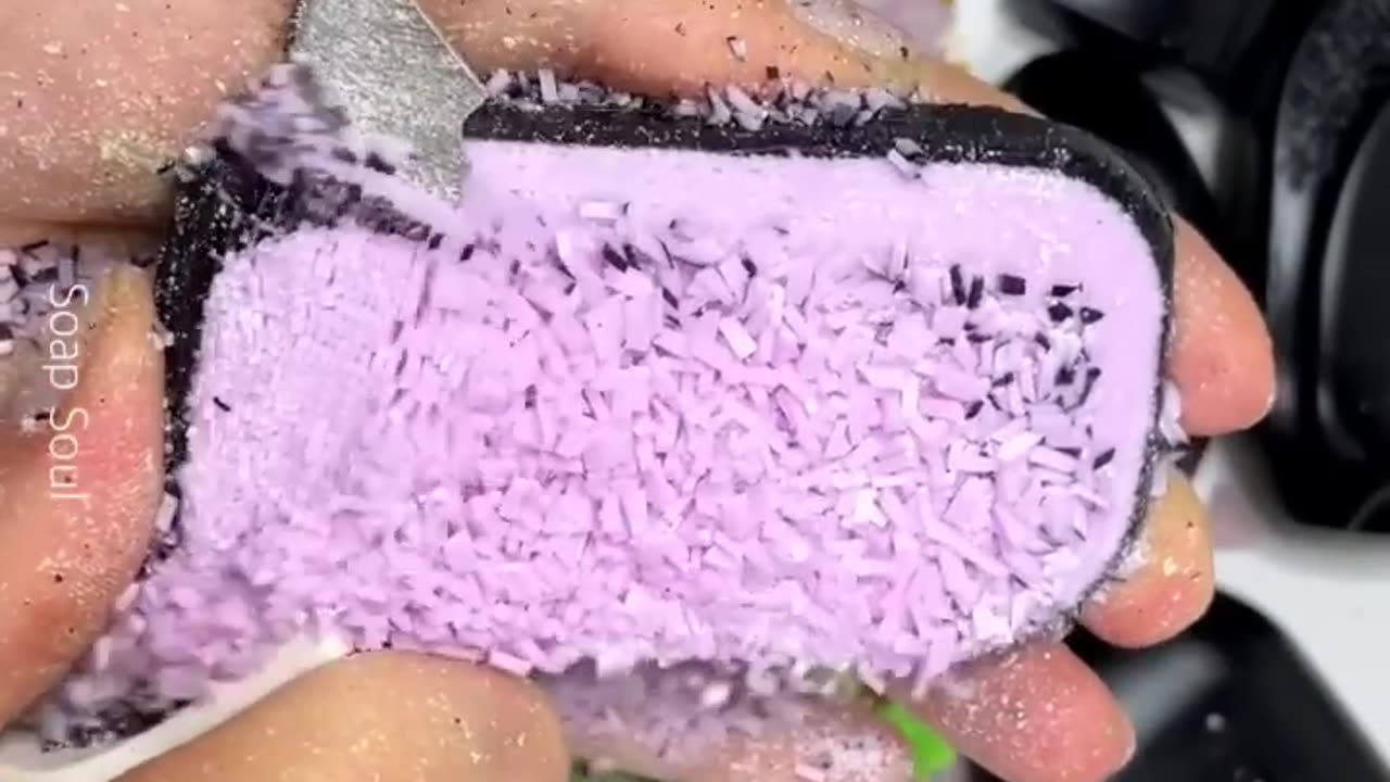 Soap Cube.Asmr Soap cutting.Satisfying