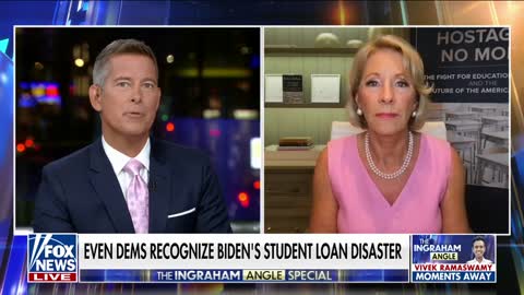 Former Education Secretary Betsy DeVos says loan handouts '100% illegal'