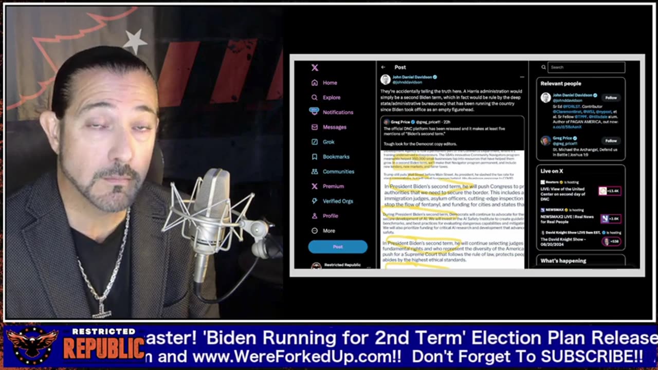 DNC Disaster! 'Biden Running for 2nd Term' Election Plan Released Kamala Blindsided!