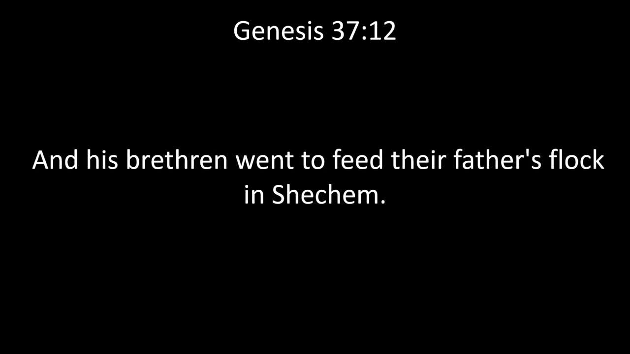 KJV Bible Genesis Chapter 37