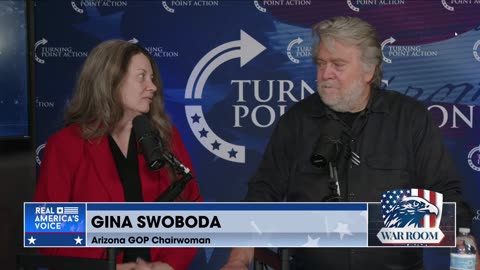 Gina Swoboda Arizona GOP Chairwoman in War Room - 1/29/2024