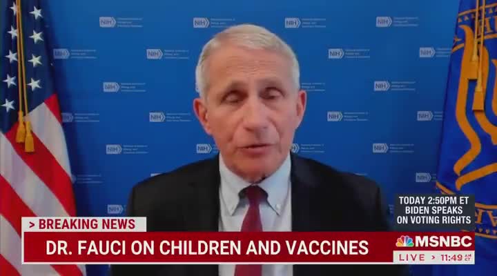 SICK! Fauci Says Parents Should Abuse and Mask Children Older Than 3