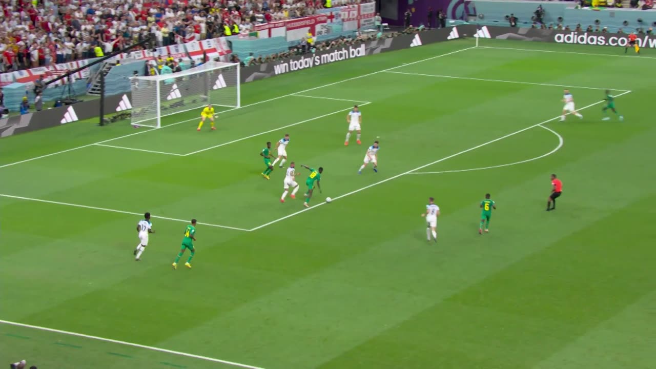 Anglie vs Senegal - osmifinále MS 2022