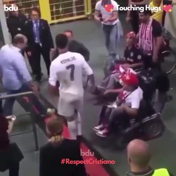 Touching Hugs 🥰🥰🥰 #RespectCristiano ❤️❤️❤️