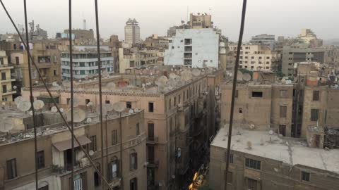 Egypt, Cairo from the rooftoop