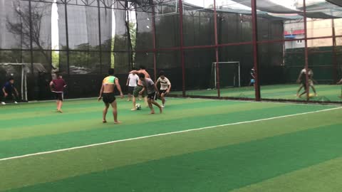 Myanmar Soccer Style playing with Foreigners