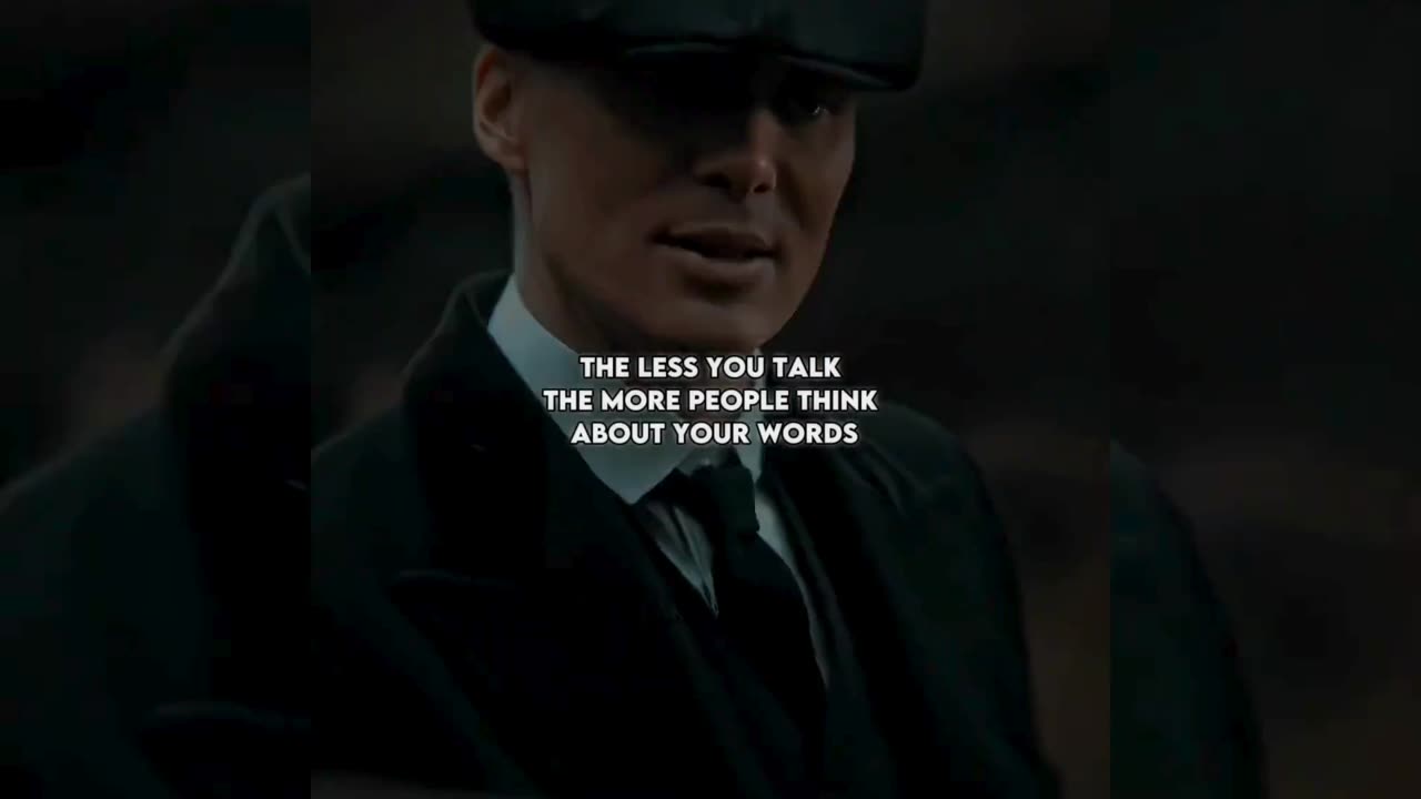 THE LESS YOU TALK ~ THOMAS SHELBY || QUOTES #quotes #peakyblinders