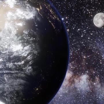 Earth Moon Space 4K #universe #nasa #4kspace