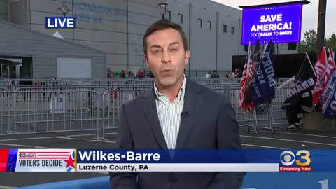 Thousands attend former President Trump's rally for Doug Mastriano, Dr. Oz in Wilkes-Barre