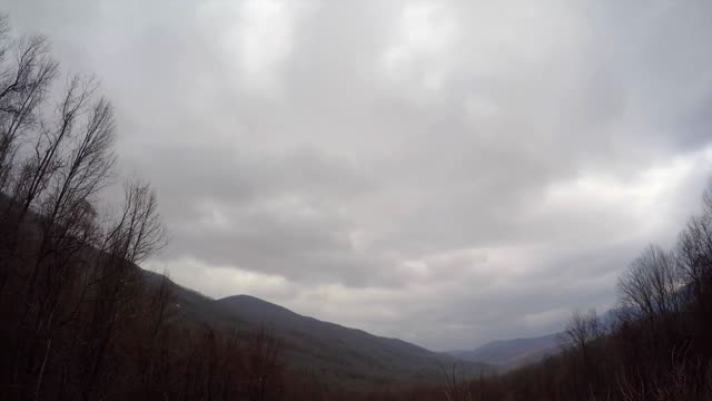 Gatlinburg Time Lapse Snow Clouds 2