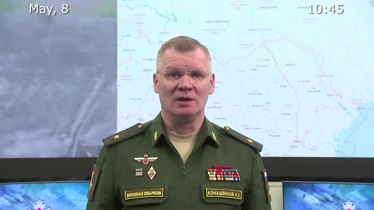 Briefing by Russian Defence Ministry, (May 8, 2022)