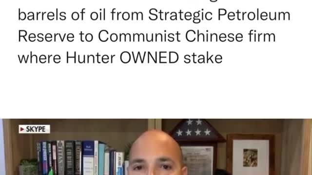 Biden Crime Family #1: CAUGHT Sending 1M barrels of oil from Strategic Petroleum Reserve to CCP